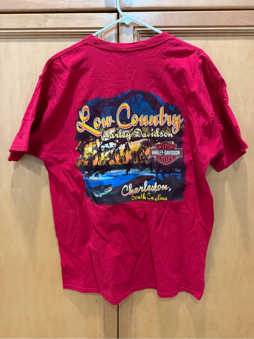 Low Country Charleston Harley-Davidson Red Graphic Tee